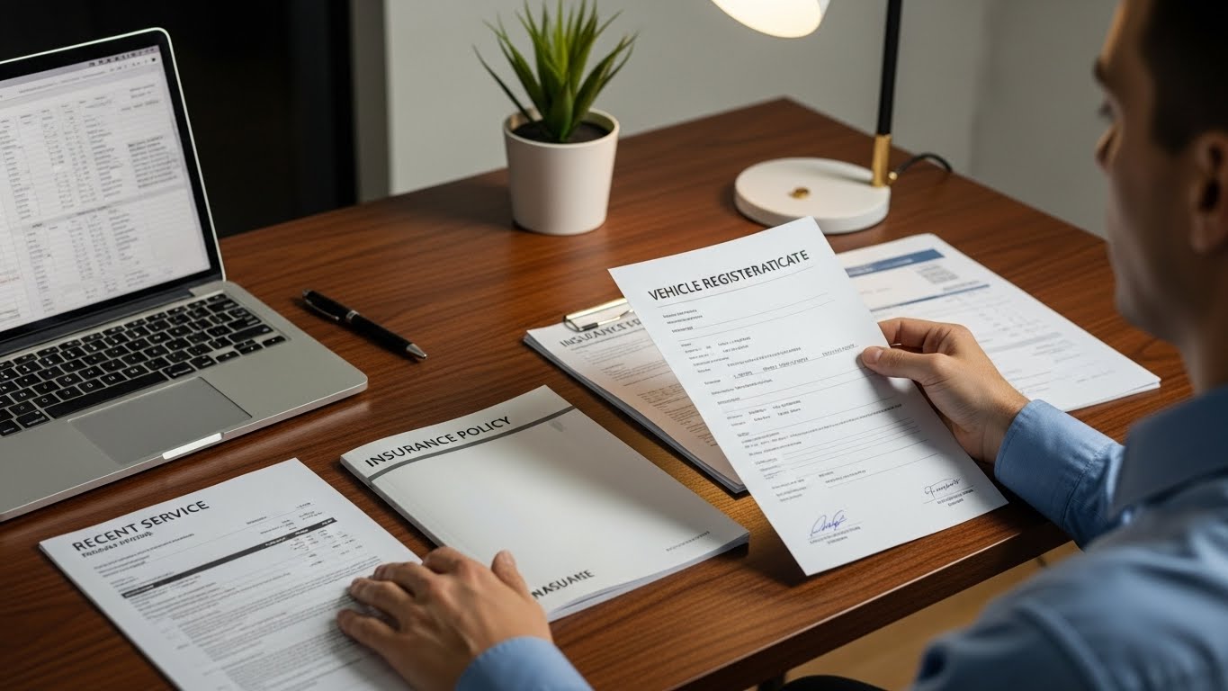 بررسی مدارک و سوابق خودرو دست دوم