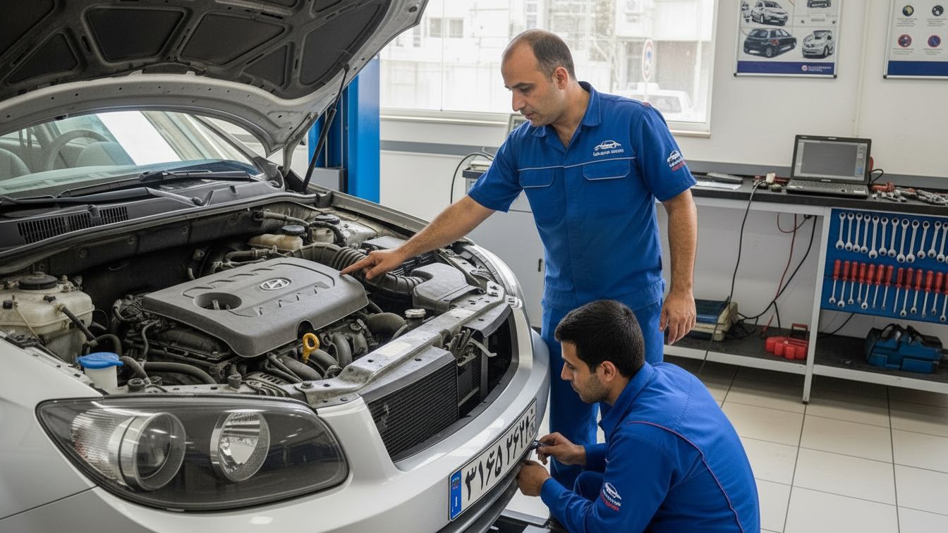 بررسی سلامت فنی خودرو کارکرده در اتوگالری‌های رفسنجان