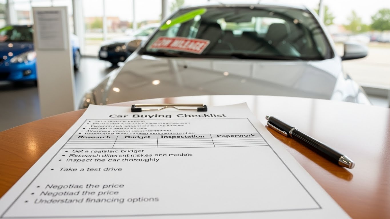 چک‌لیست خرید خودرو دست دوم در اتوگالری