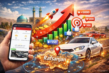 افزایش بازدید سایت اتوگالریهای رفسنجان با دیجیتال مارکتینگ خودرو